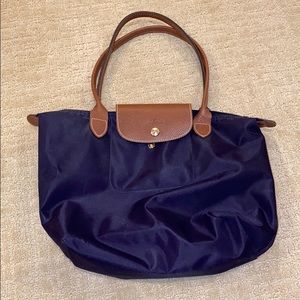 Purple Longchamp bag